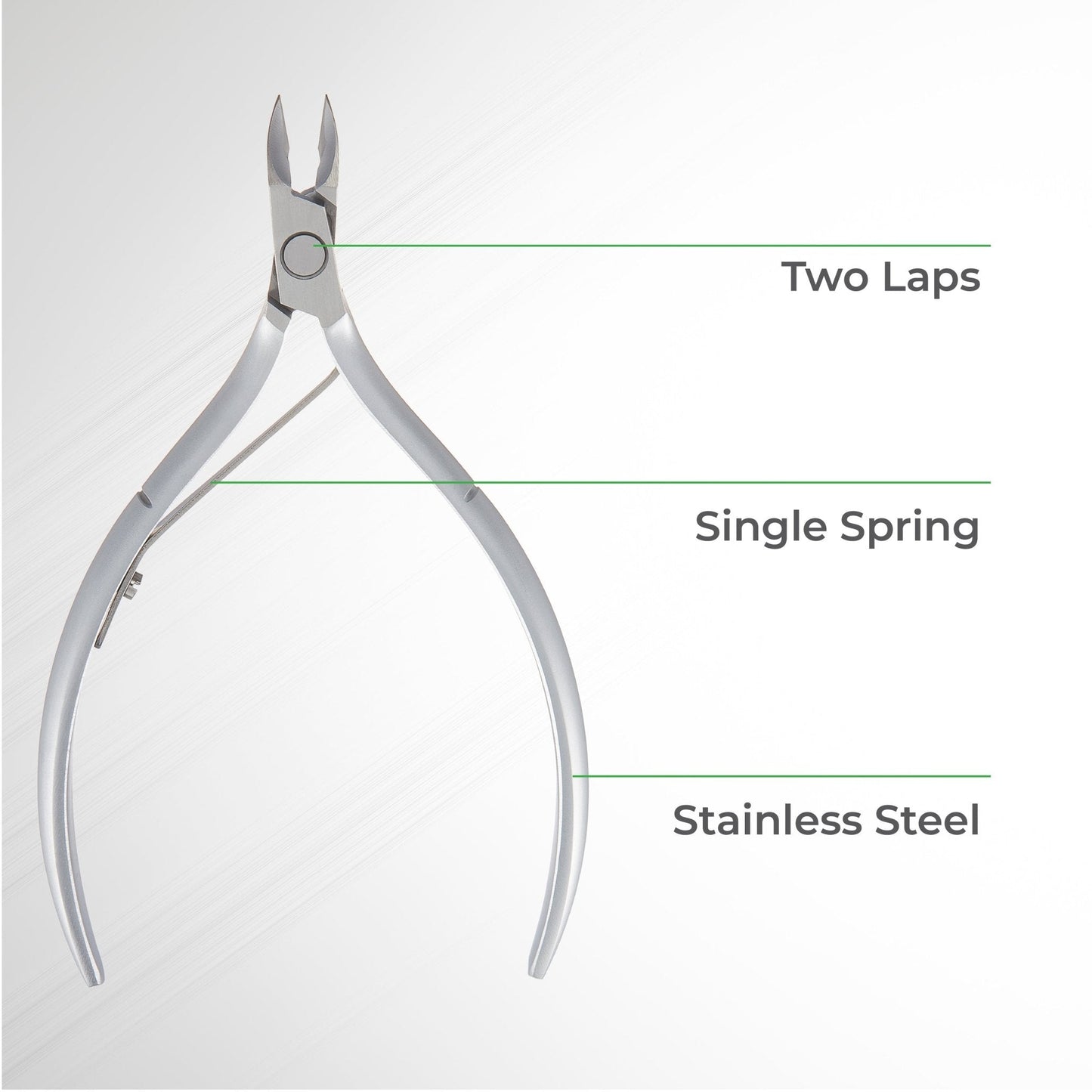 Cuticle Nipper - D-08 (Stainless Steel) - The Salon Partner