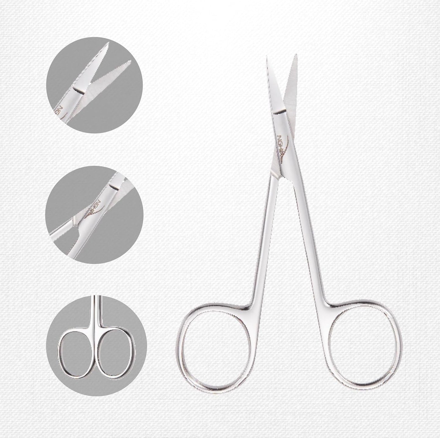 Eyebrow Scissors (Stainless Steel) - The Salon Partner