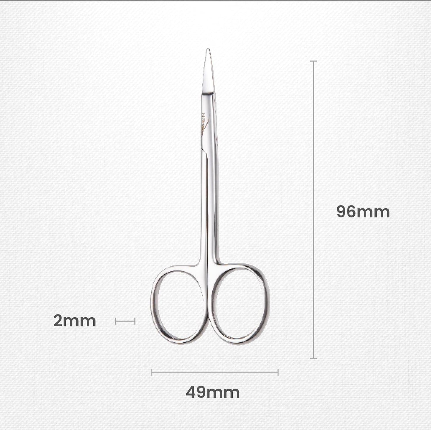 Eyebrow Scissors (Stainless Steel) - The Salon Partner