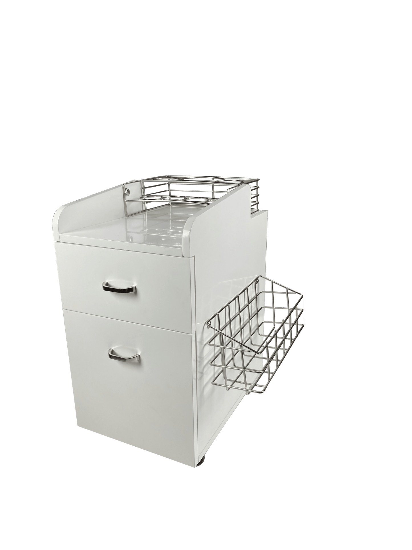 Fiori Omni pedicure trolley in white finish