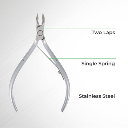 Cuticle Nipper - D-04 (Stainless Steel) - The Salon Partner