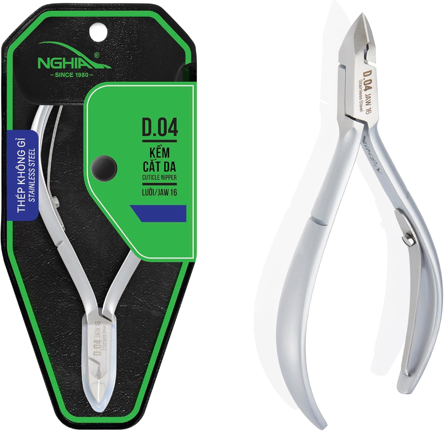 Cuticle Nipper - D-04 (Stainless Steel) - The Salon Partner