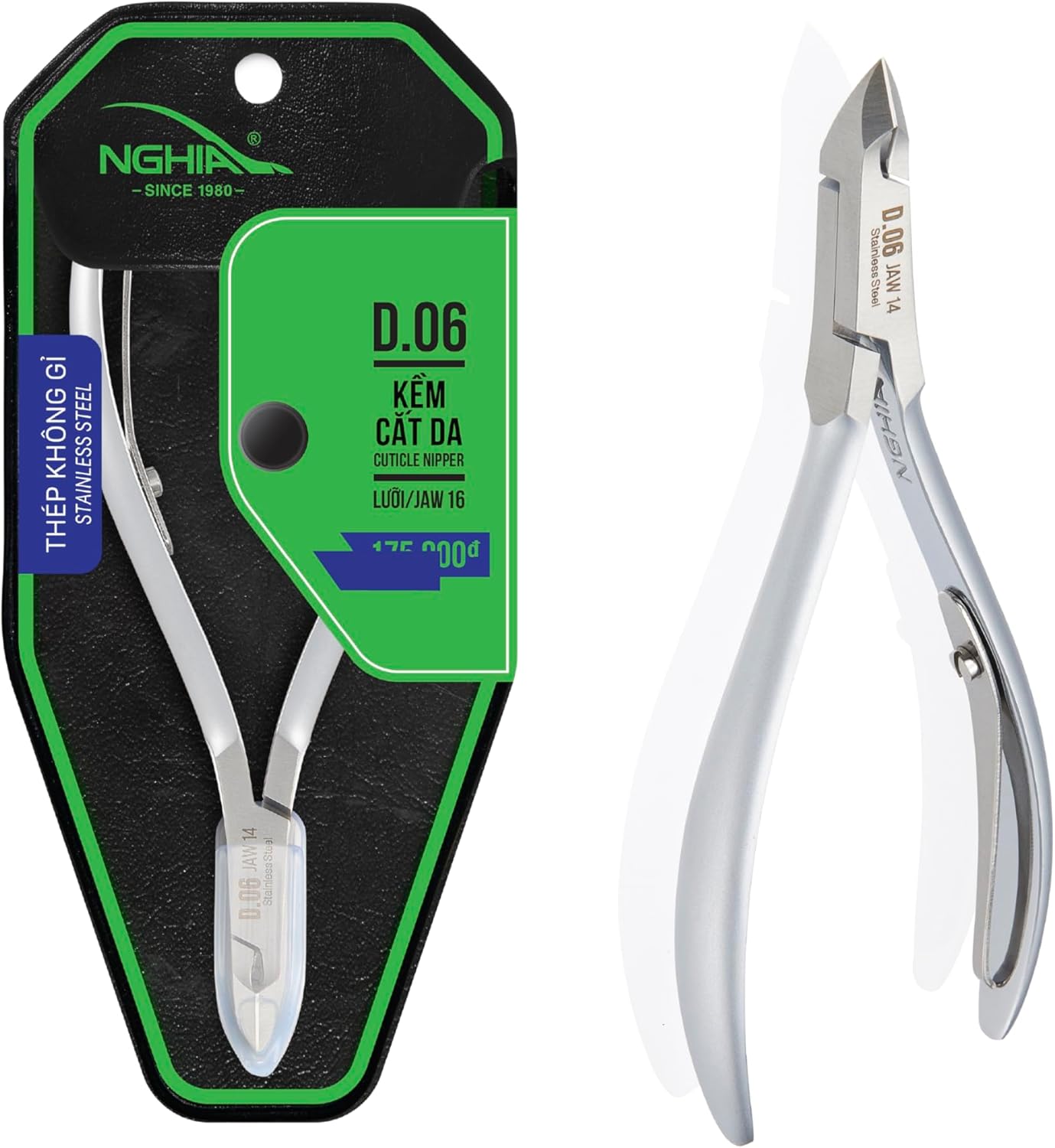 Cuticle Nipper - D-06 (Stainless Steel) - The Salon Partner