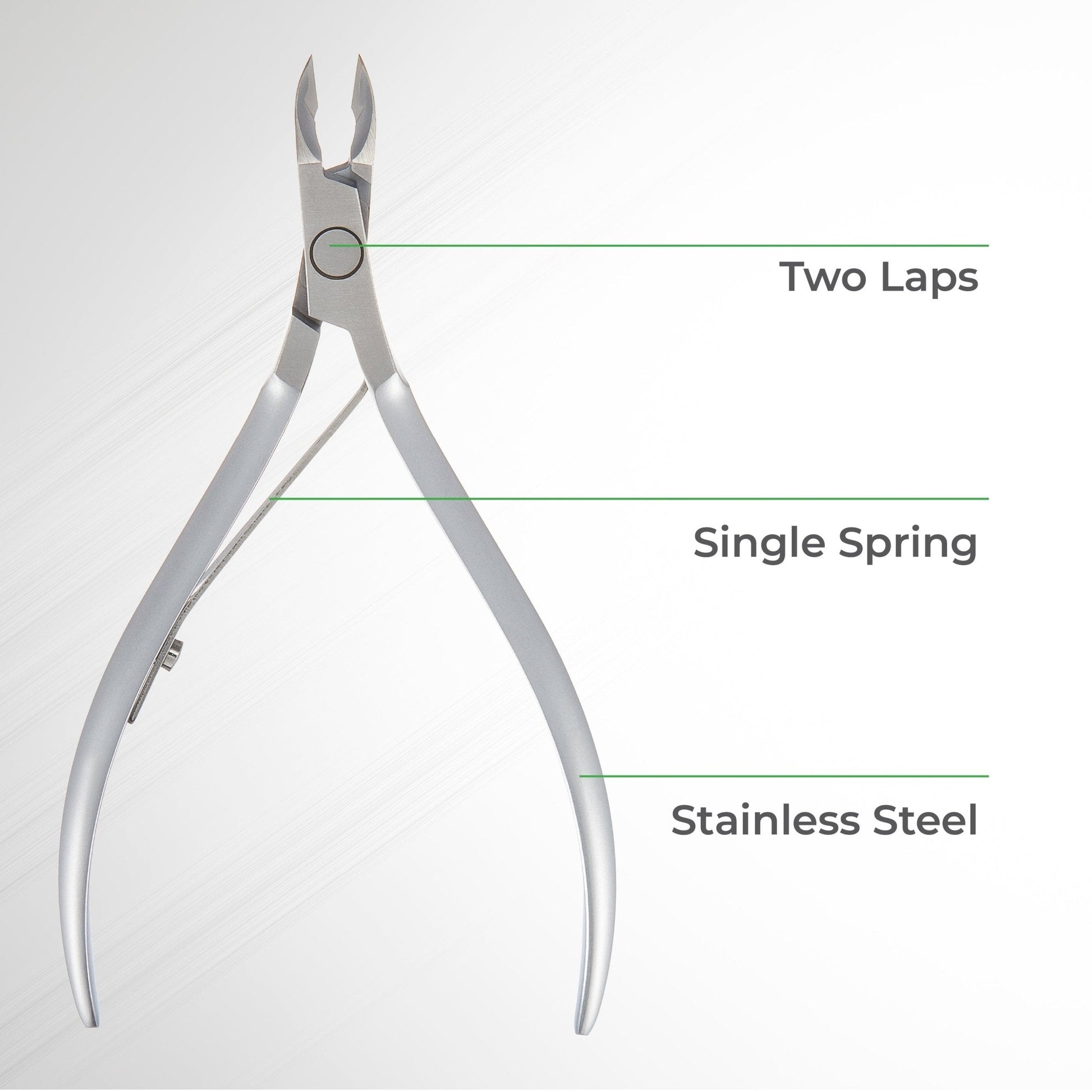 Cuticle Nipper - D-06 (Stainless Steel) - The Salon Partner