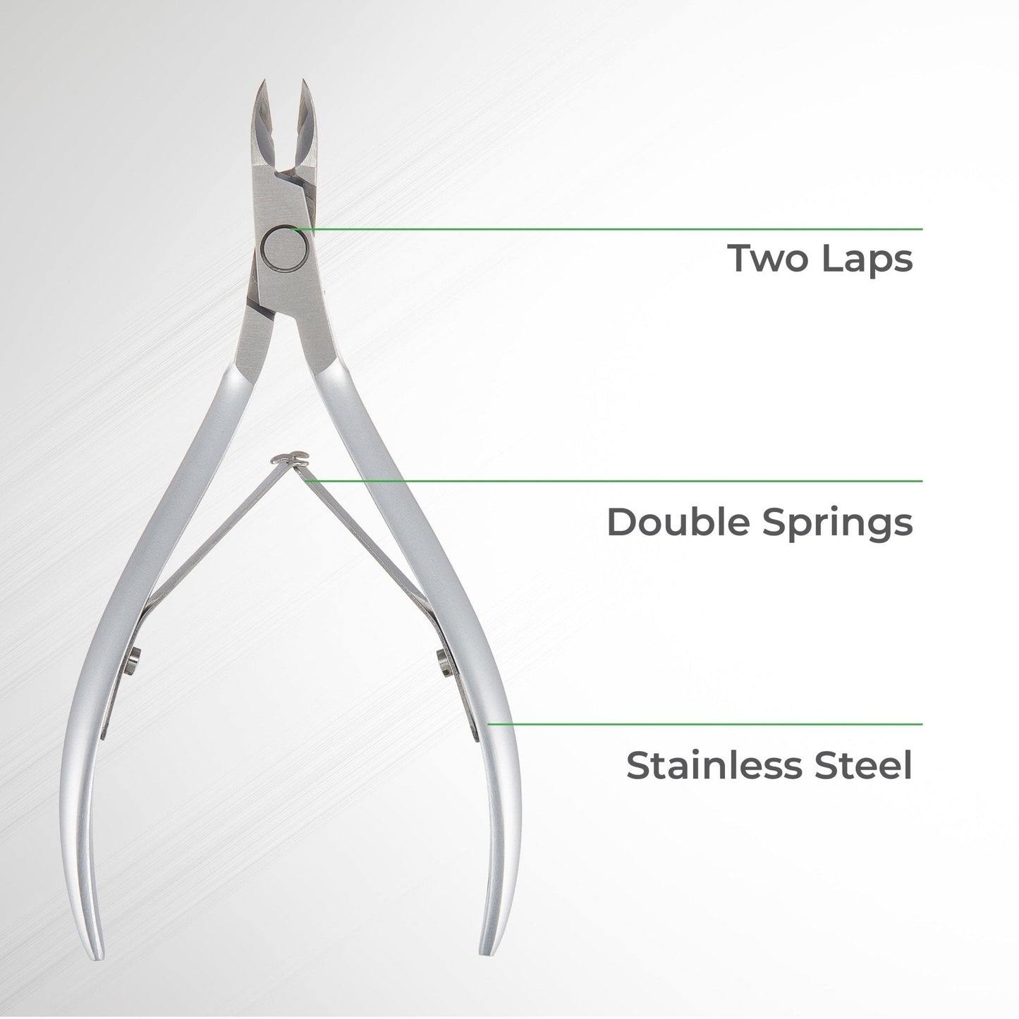 Cuticle Nipper - D-07 (Stainless Steel) - The Salon Partner