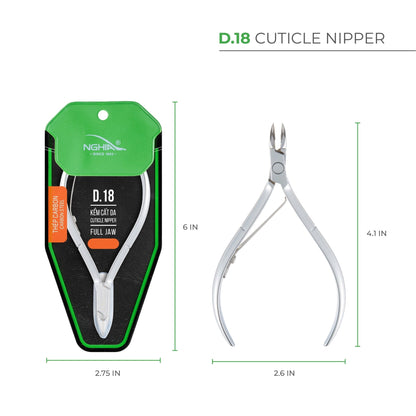 Cuticle Nipper - D-18 (Hard Steel) - The Salon Partner