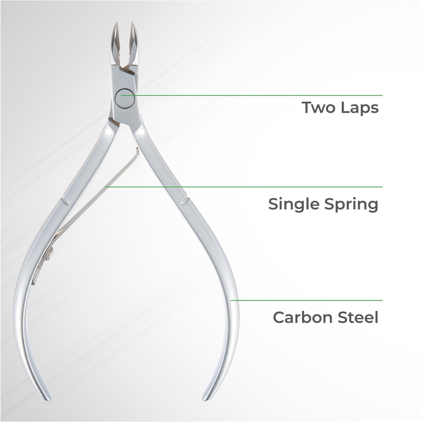 Cuticle Nipper - D-18 (Hard Steel) - The Salon Partner