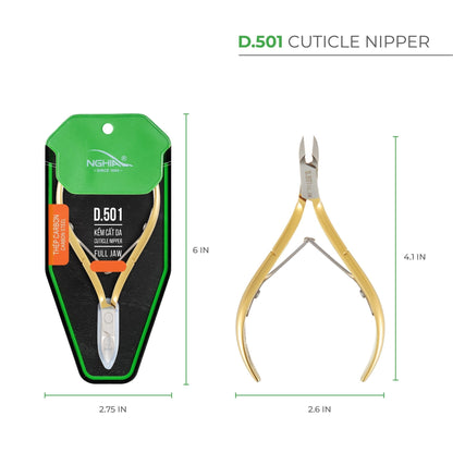 Cuticle Nipper - D-501(Hard Steel) - The Salon Partner