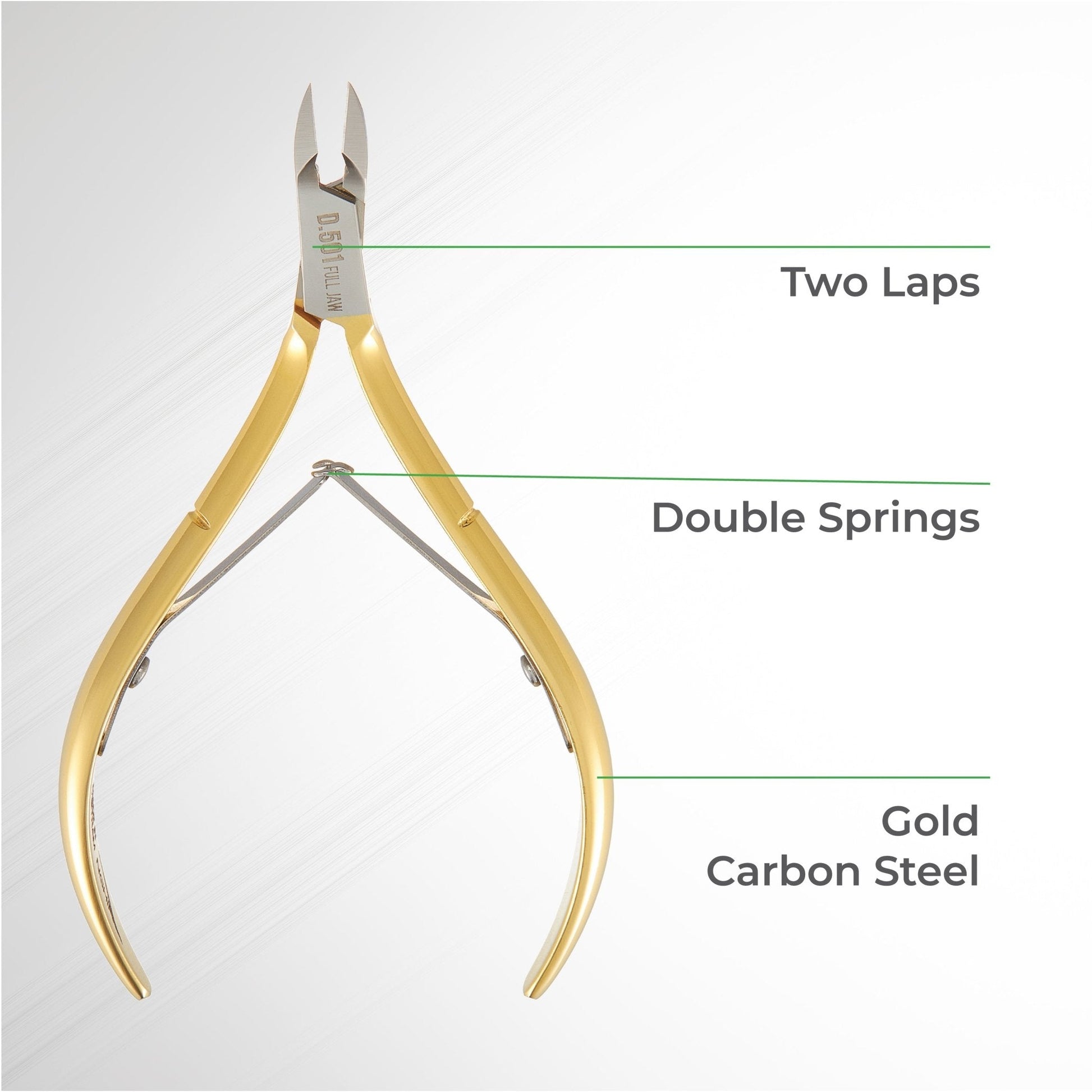 Cuticle Nipper - D-501(Hard Steel) - The Salon Partner