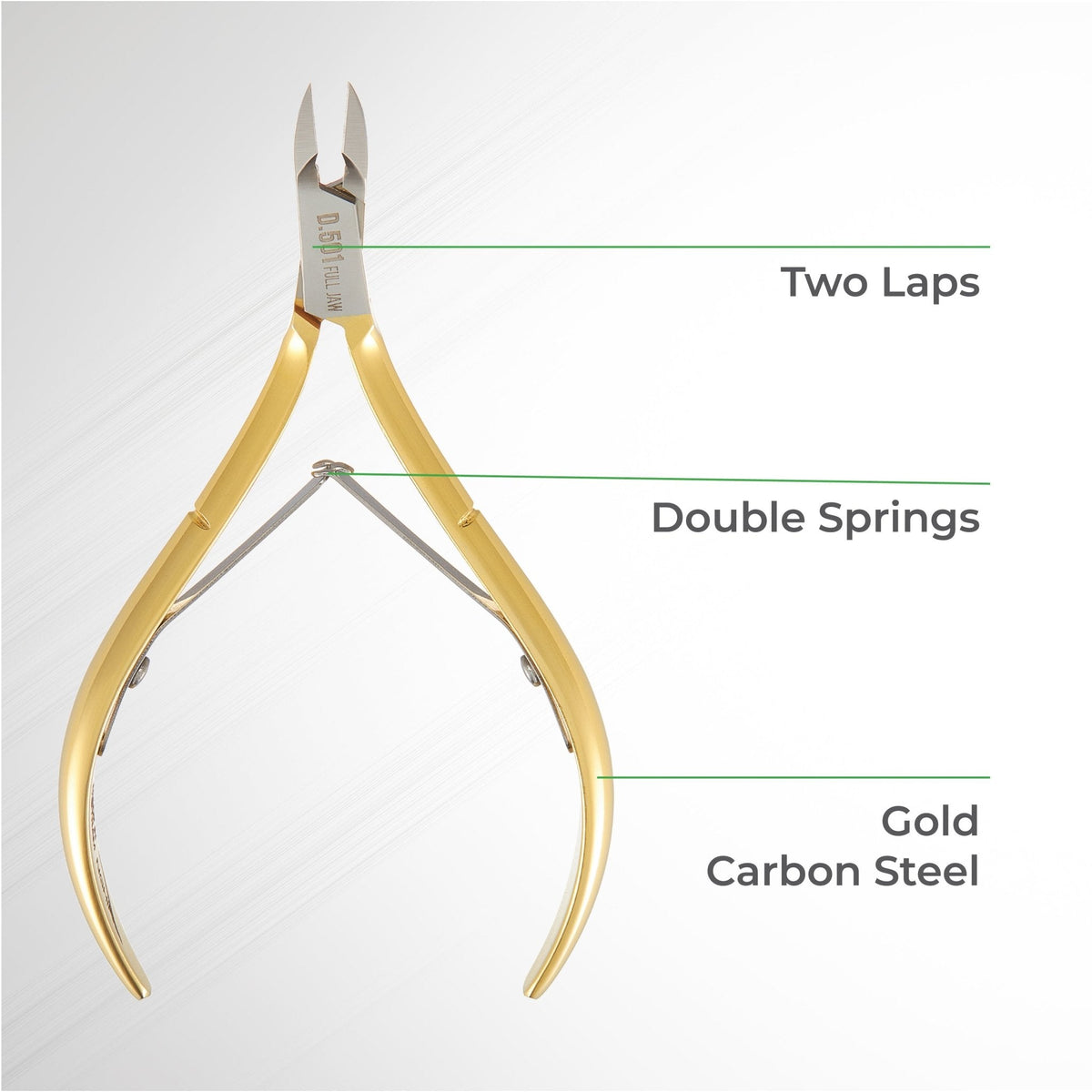 Cuticle Nipper - D - 501(Hard Steel) - W.S. Industries, Inc.