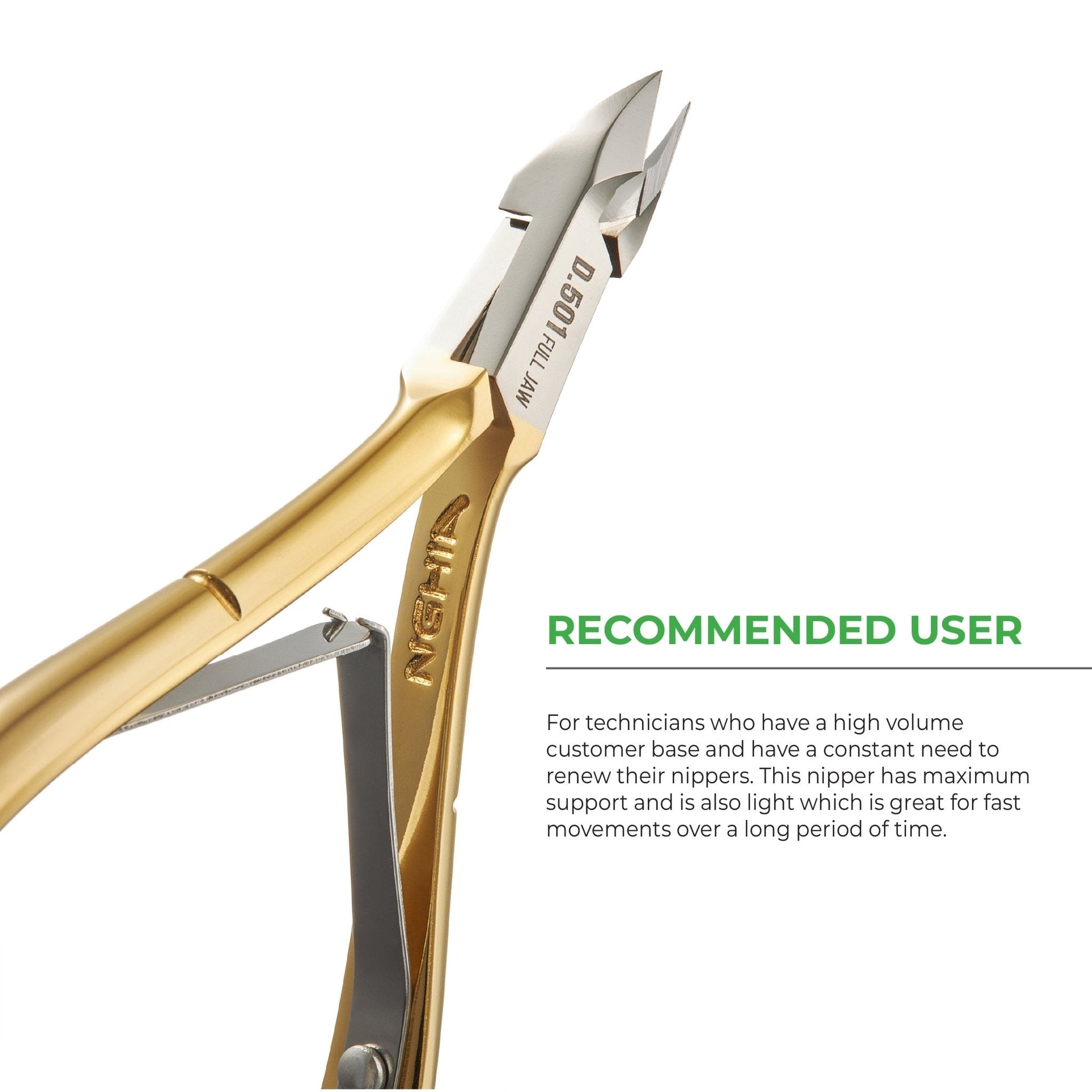 Cuticle Nipper - D-501(Hard Steel) - The Salon Partner