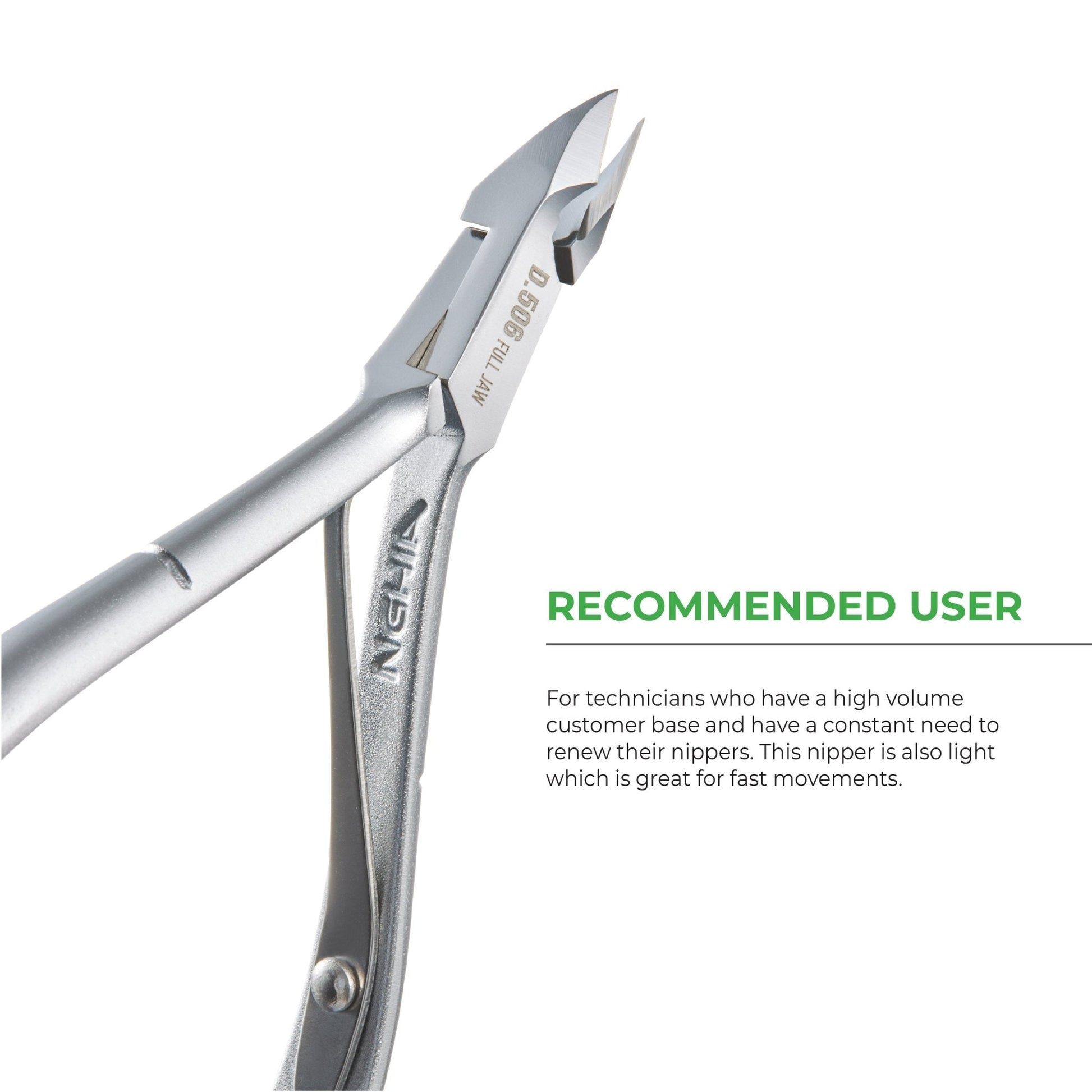 Cuticle Nipper - D-506(Hard Steel) - The Salon Partner