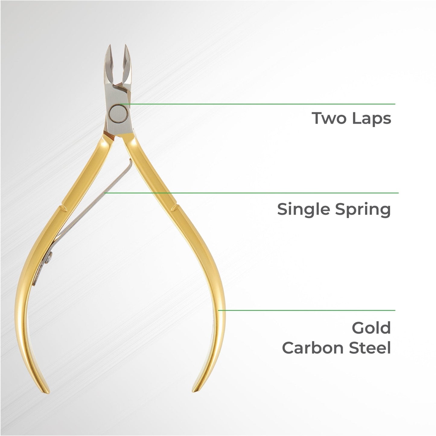 Cuticle Nipper - D-555(Hard Steel) - The Salon Partner