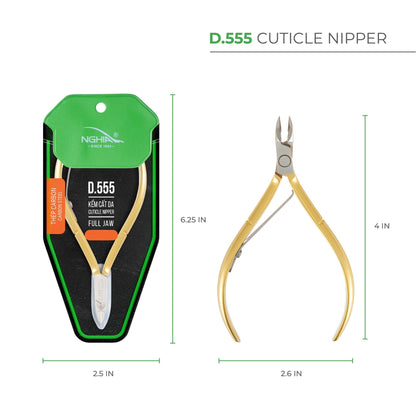 Cuticle Nipper - D-555(Hard Steel) - The Salon Partner