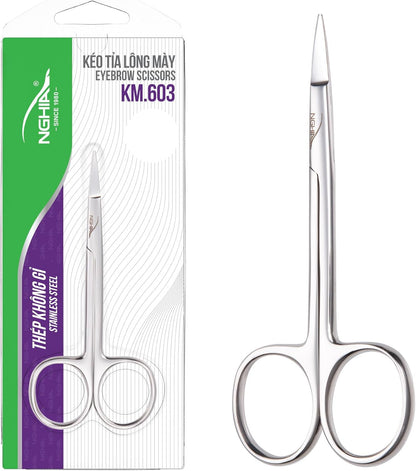 Eyebrow Scissors (Stainless Steel) - The Salon Partner