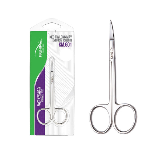 Eyebrow Scissors (Stainless Steel) - The Salon Partner