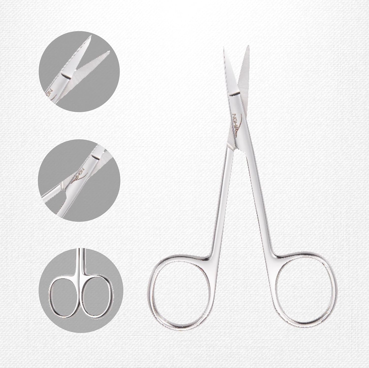 Eyebrow Scissors (Stainless Steel) - The Salon Partner