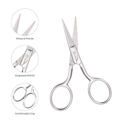 Eyebrow Scissors (Stainless Steel) - The Salon Partner