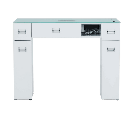Fiori Geom nail table lacquered finish detail