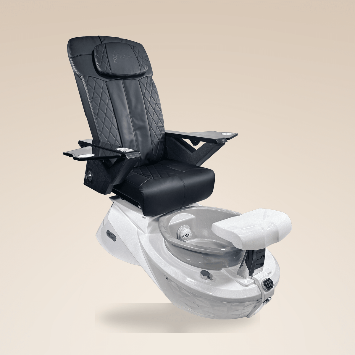 Fiori Geom pedicure spa with geometric base and Polystone bowl