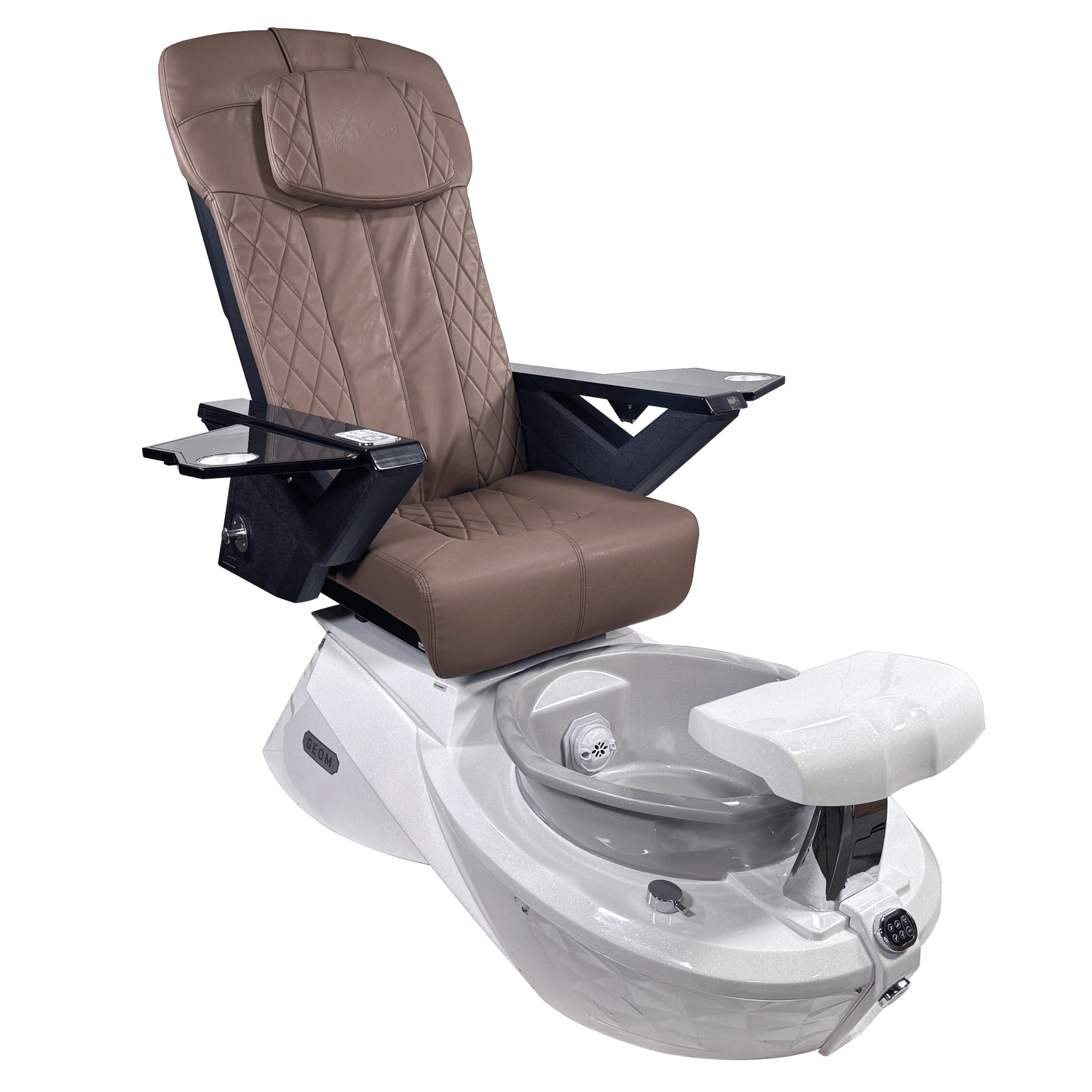 Fiori Geom pedicure spa USB and power outlet detail