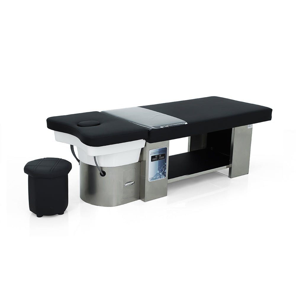 Lumora head spa ceramic basin and fixture detail