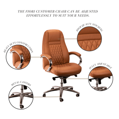 Fiori High-back Customer Chair - W.S. Industries, Inc.