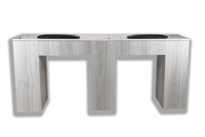 Fiori Omni nail table drawer storage detail