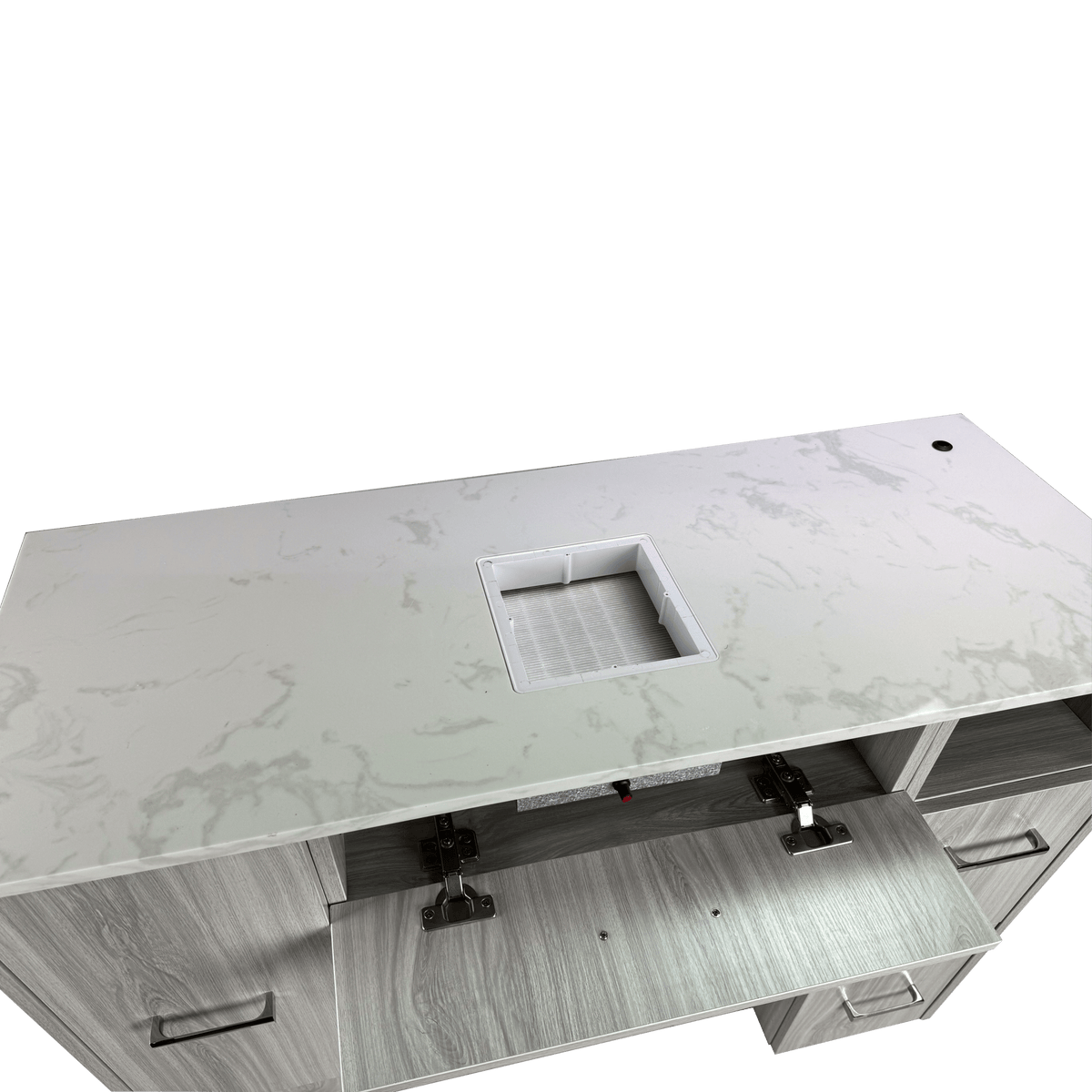 Fiori Omni nail table technician drawer storage