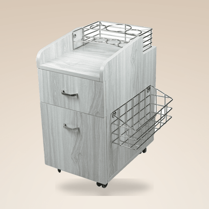 Fiori Omni pedicure trolley with swivel casters