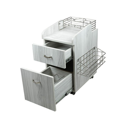 Fiori Omni pedicure trolley divided drawer storage