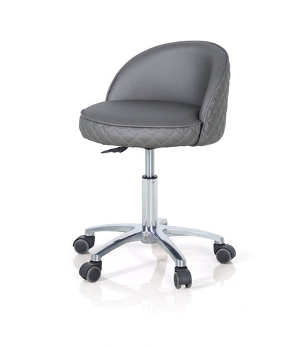 Fiori Relax technician stool, side view