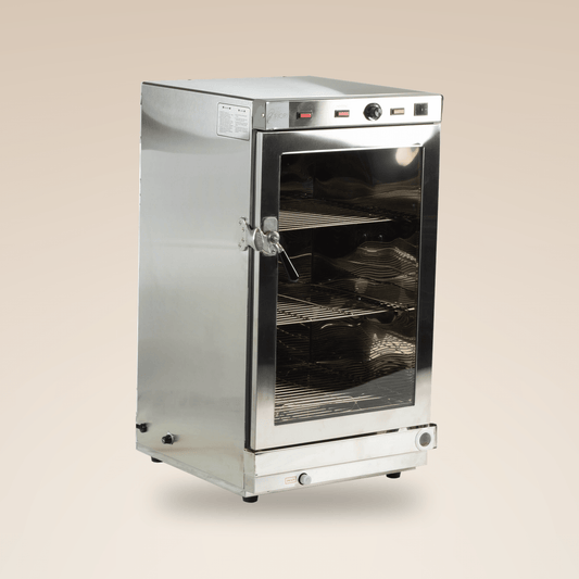Fiori S120 steam towel warmer, 120-towel cabinet with glass door