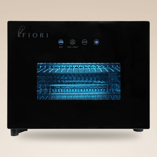 Fiori ST-30L V2 compact sterilizer, 30L countertop cabinet, front view