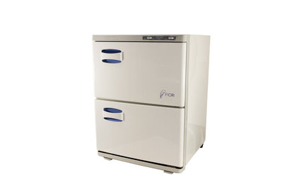 Fiori TW320 two-level towel warmer, stainless-steel cabinet