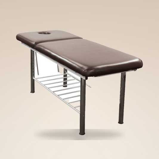 Heavy duty massage bed with metal frame and face hole