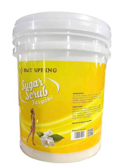 Hot Spring Sugar Scrub 5-gallon pail — Jasmine