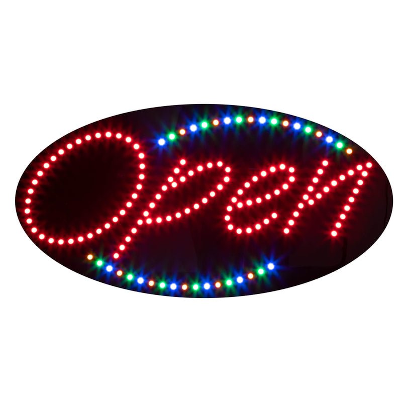 LED Store Signs - The Salon Partner