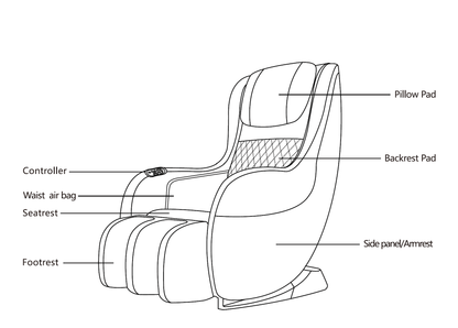 Lumi Yumi Compact Massage Chair - The Salon Partner