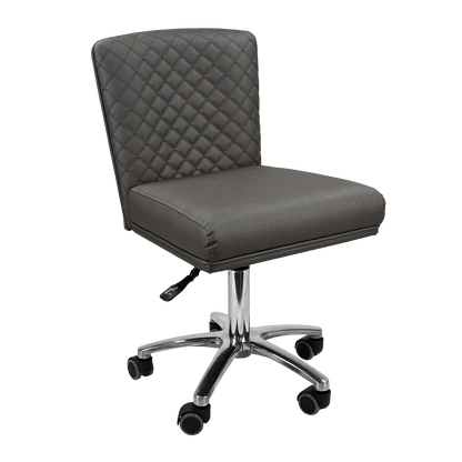 Luna Series technician stool, side view