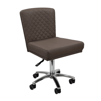 Luna Series chair in grey textured upholstery