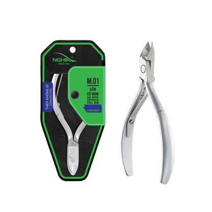 Nail Nipper - M-01 (Stainless Steel) - The Salon Partner