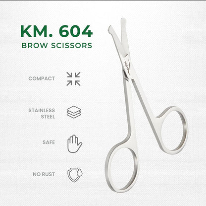 Nose Scissors - KM-604 (Stainless Steel) - The Salon Partner