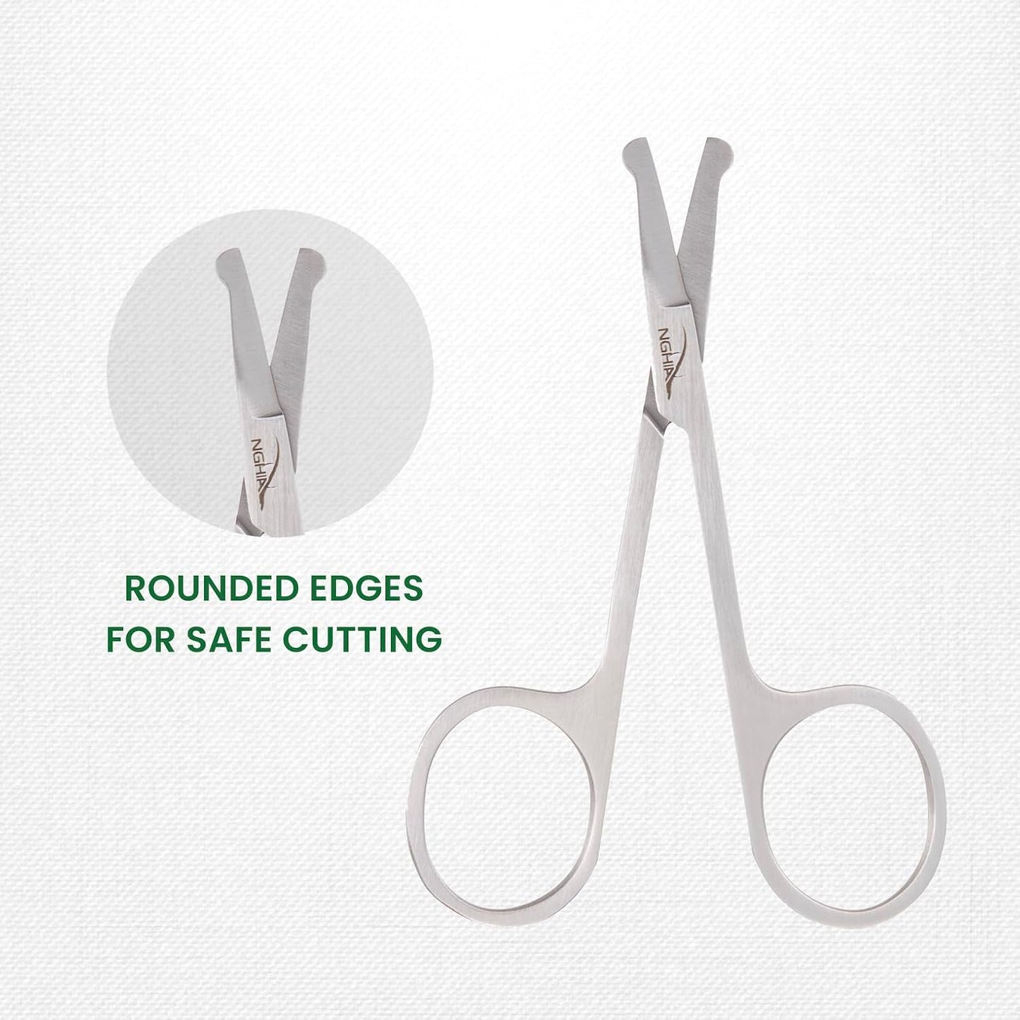 Nose Scissors - KM-604 (Stainless Steel) - The Salon Partner