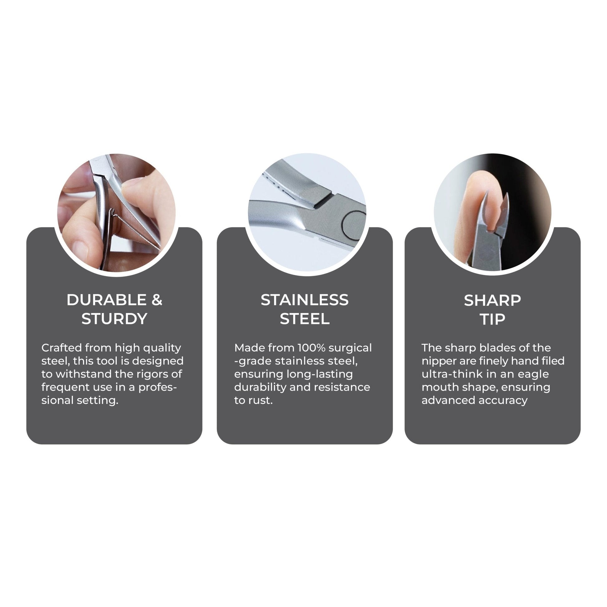 Premium Cuticle Nipper - D - 05X (Stainless Steel) - W.S. Industries, Inc.